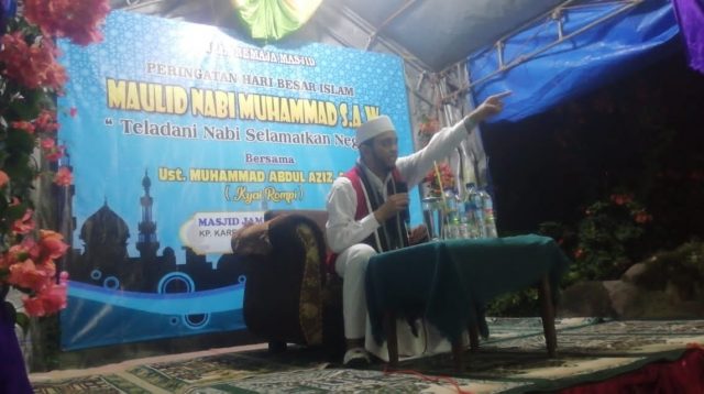 Masyarakat Kampung Kareo Masjid Peringati Maulid Nabi Muhammad SAW
