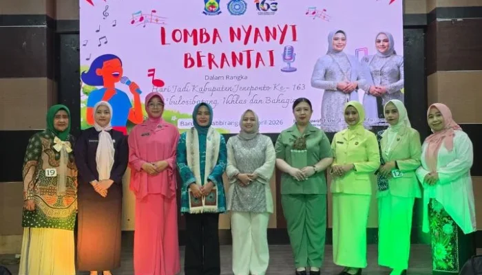 Hari Jadi Jeneponto ke-163: TP PKK Gelar Lomba Nyanyi Berantai